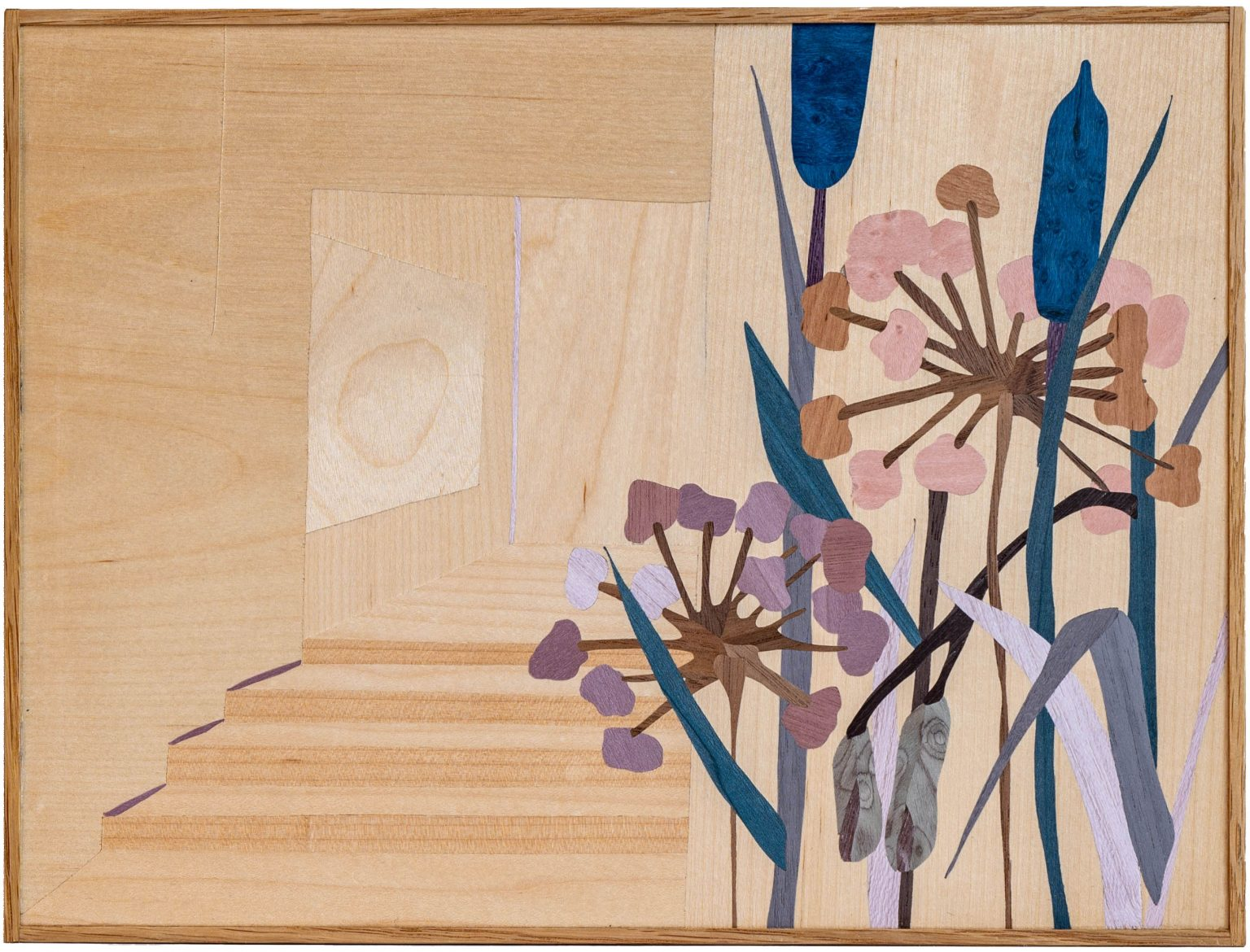 Pojke sitter på svan i en liten grön sjö. Keramikfigurin.